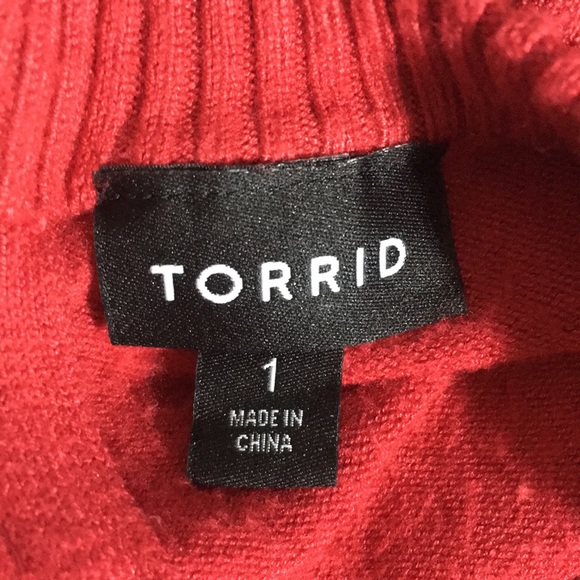 TORRID Long Sleeve Long Line Tunic with Crisscross Front and Zipper Back - Picture 12 of 14